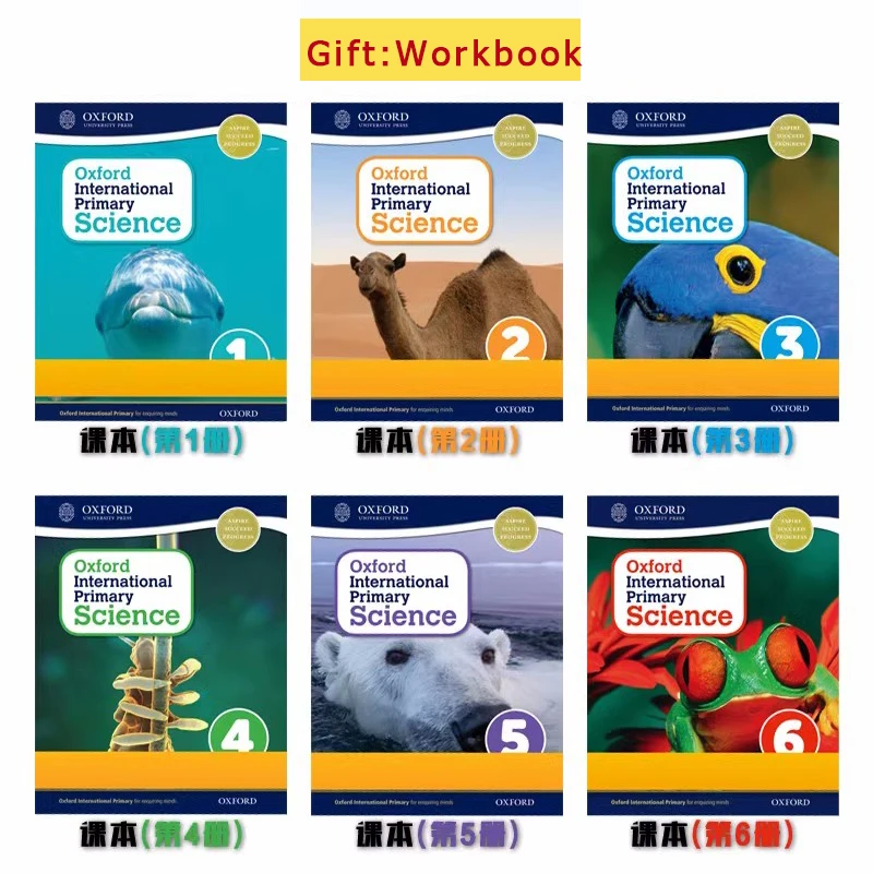 

Oxford International Primary Science Level 1-6 Attached Exercise Book High quality color printing