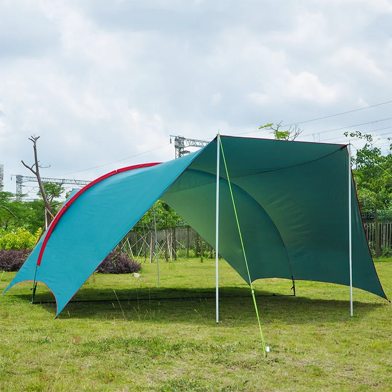 Silver  Beach Cooking Tent Multi-people Rainproof Barbecue Awning Oxford Fabric Cross-Border Harpy Canopy