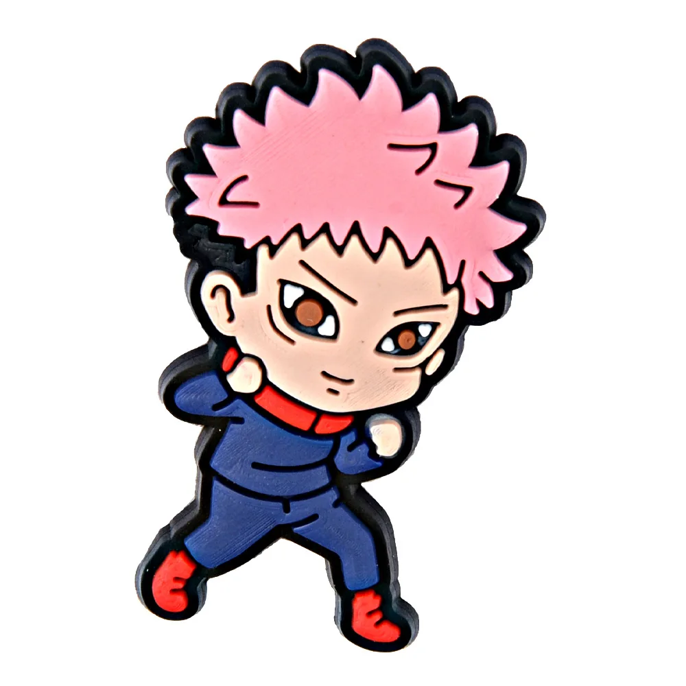 7-8 Stück/Set Cartoon Beliebte Anime-Figuren aus Japan Schuhschnallen Sandalen DIY Zubehör PVC Abnehmbare Clogs-Pins Deko Kinder Weihnachtsparty Geschenk – Detail 7
