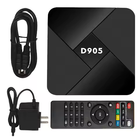 2022 D905 Smart TV Box Androids 10.0 8GB Wifi 2.4G 4K Amlogic S905 Youtube Androids TV BOX Set Top Box Media Player Dropshipping