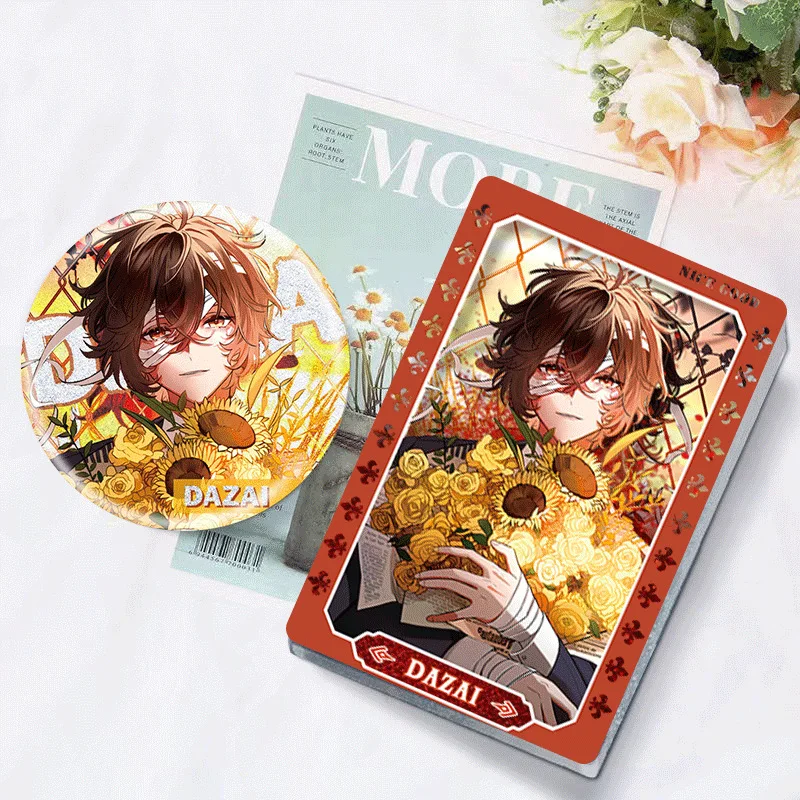 

Anime Bungo Stray Dogs Quicksand Mahjong Goods Dazai Osamu Badge Sign for Bag Decor Holiday Gifts Collection Men Woman In Stock