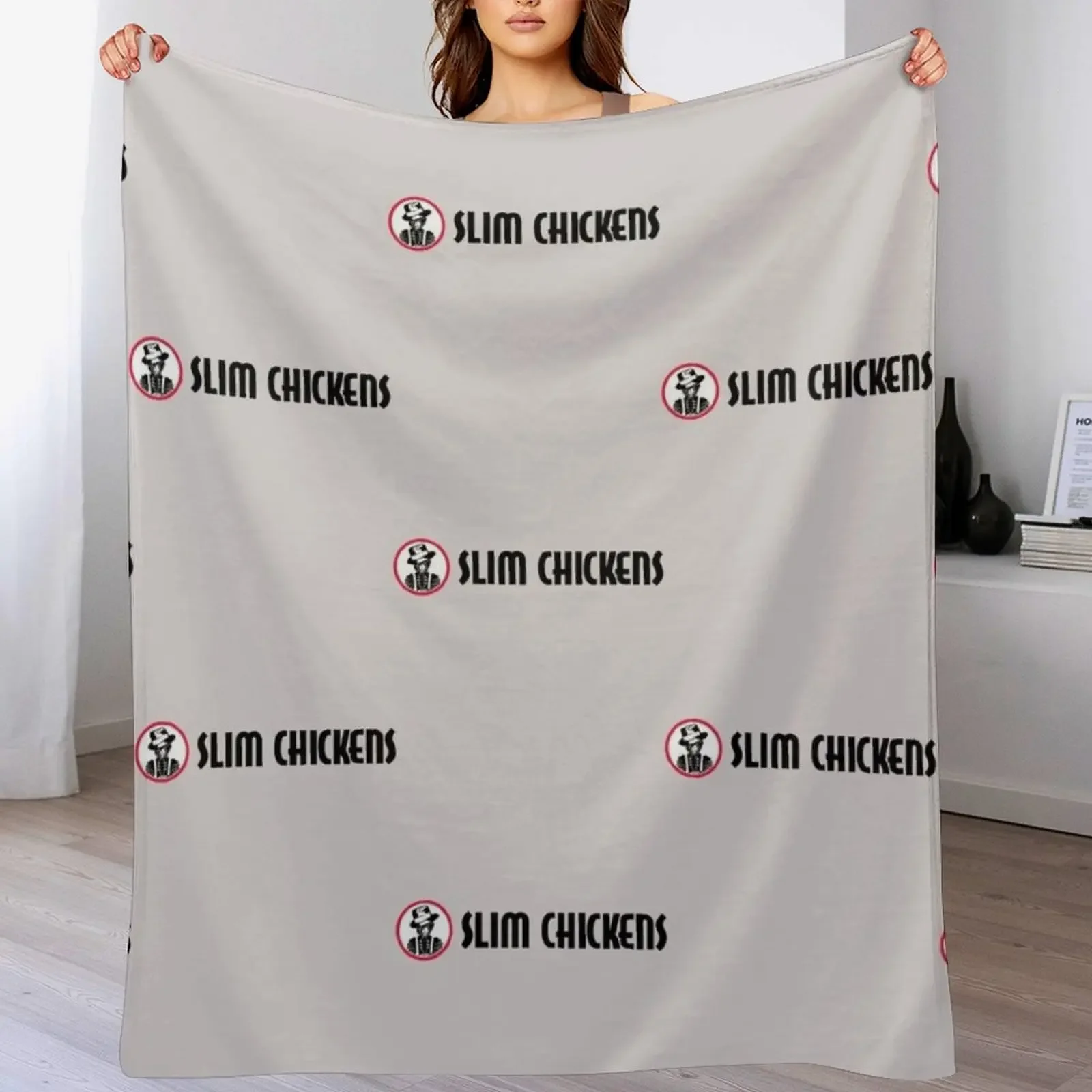 

Slim Chickens Cafe Throw Blanket warm winter for winter Thins Flannel Blankets