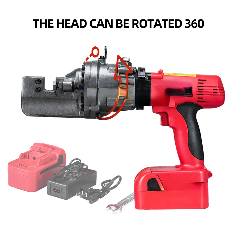 

4-22mm Electric Hydraulic Rebar Cutting Machine Rebar Cutter RC-16B RC-20B RC-22B Portable Steel Bar Cutting Tool