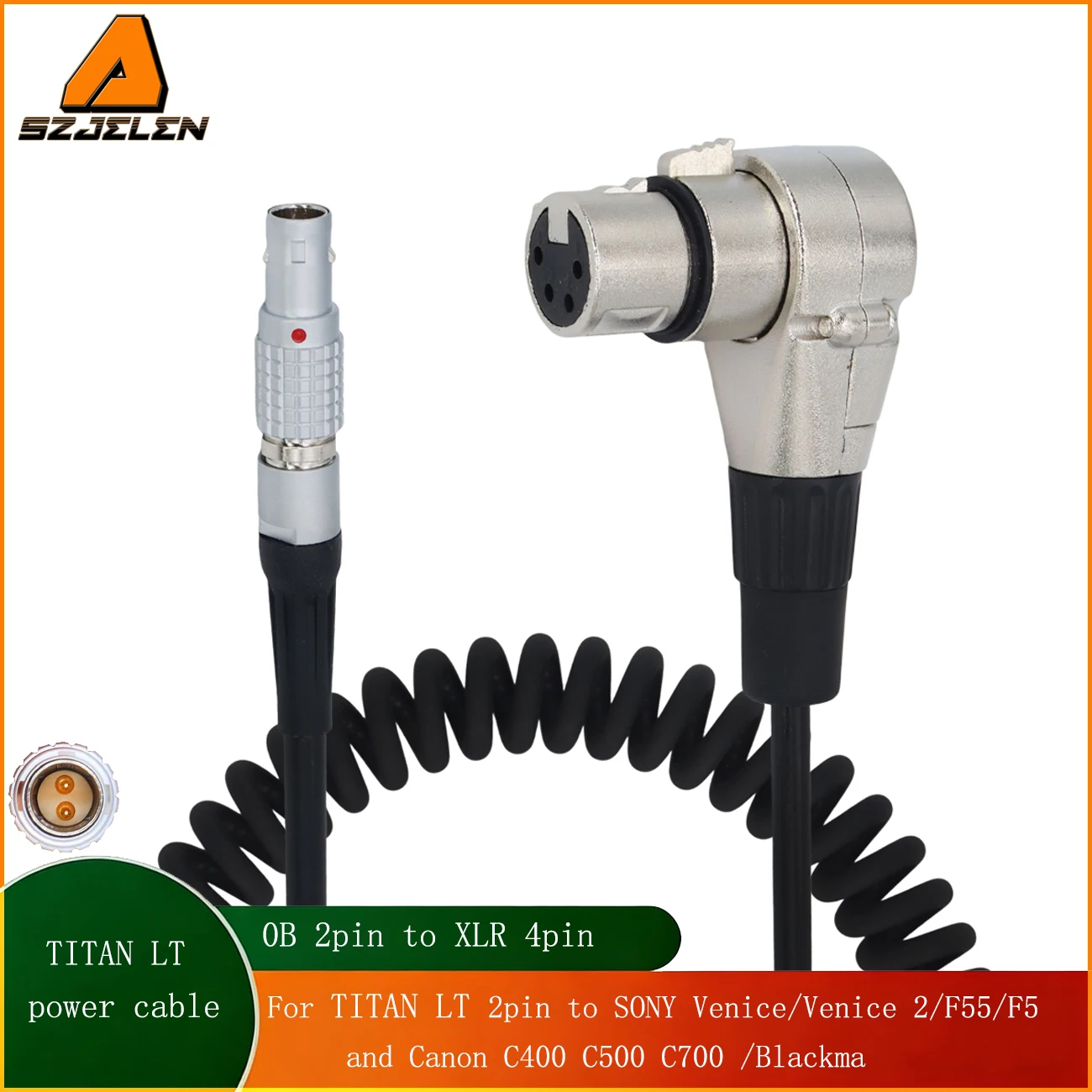 MotoCrane Titan LT Remote PTZ 14.4V 0B 2Pin To XLR 4Pin Female For SONY Venice/Venice 2/F55/F5 and Canon C400 C500 C700 /Blackma