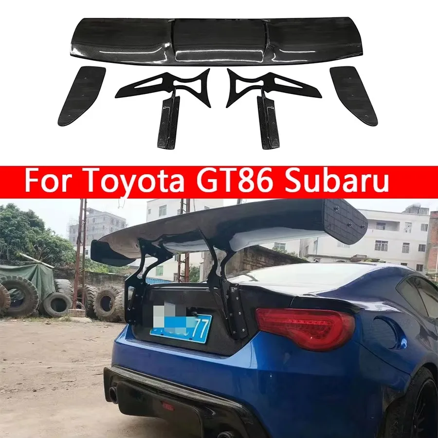 

For Toyota GT86 Subaru BRZ 2012-2019 Carbon Fiber Spoiler Tail fins Auto Car Rear Trunk Spoiler Wing Upgrade body kit