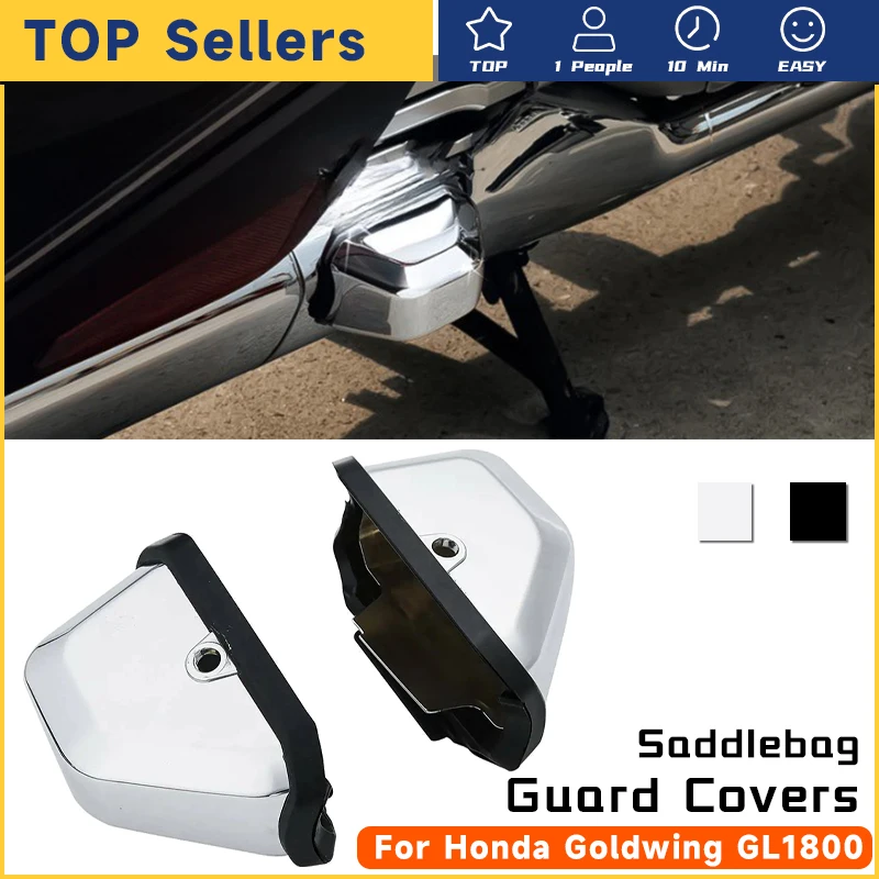 For Honda GL1800 Gold Wing 1800 F6B 2018 2019 2020 GL 1800 F6B 18-20 Motorcycle Accessories Chrome Shield Saddlebag Guard Covers