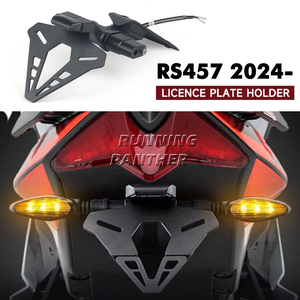 

Motorcycle Short Tail Stock Tidy For Aprilia RS457 2024- RS 457 rs457 Rear License Plate Holder Tailstock Bracket Kit
