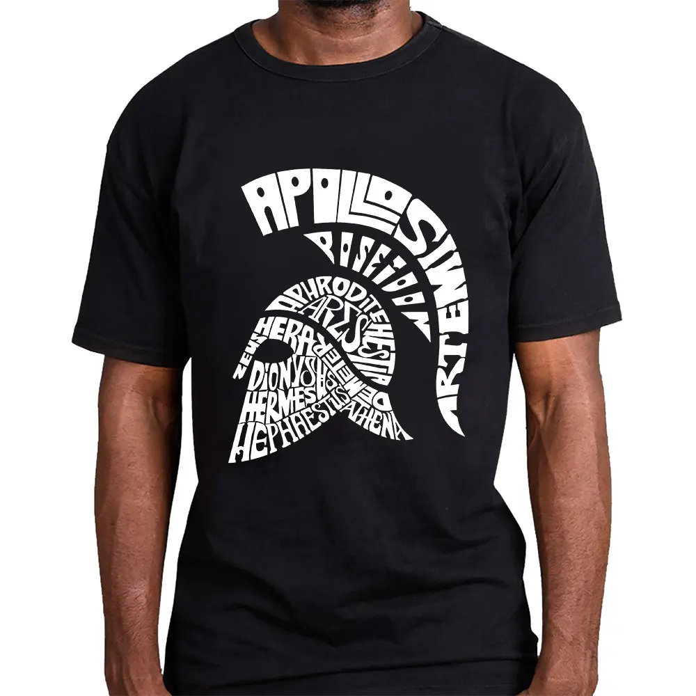

Men's Word Art Spartan warrior helmet Symbol Ancient greece Gift T Shirt This is sparta Graphic Tee All size Tops S-6XL