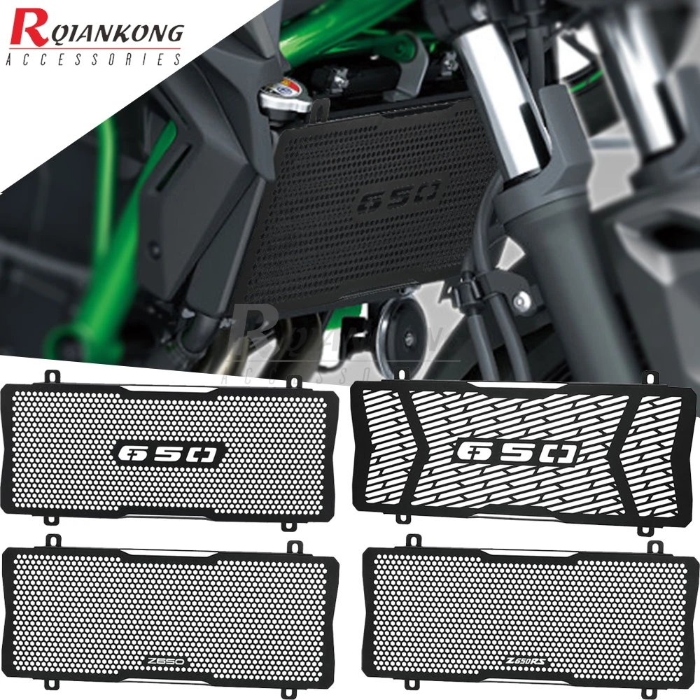 

FOR KAWASAKI Ninja 650/Urban/Tourer/Performance 2025-2026 Radiator Guard Grille Protector Covers Z650 2017-2026 Z650RS 2022-2026