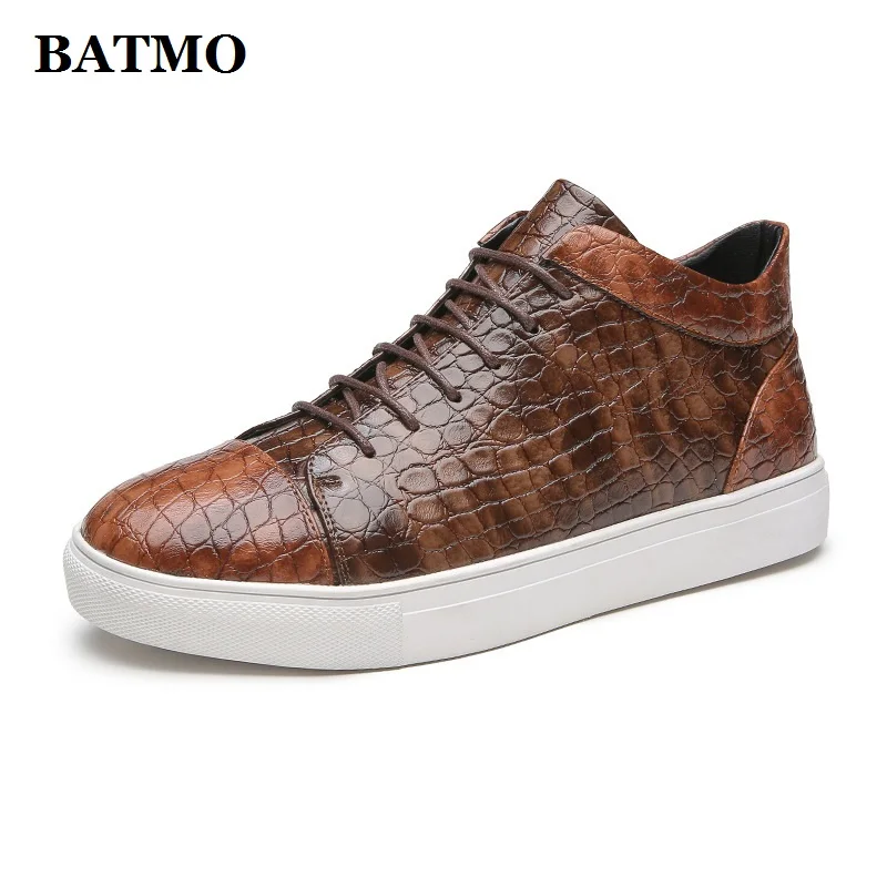 

BATMO 2023 new arrival Fashion causal shoes men,male leather shoes 3701