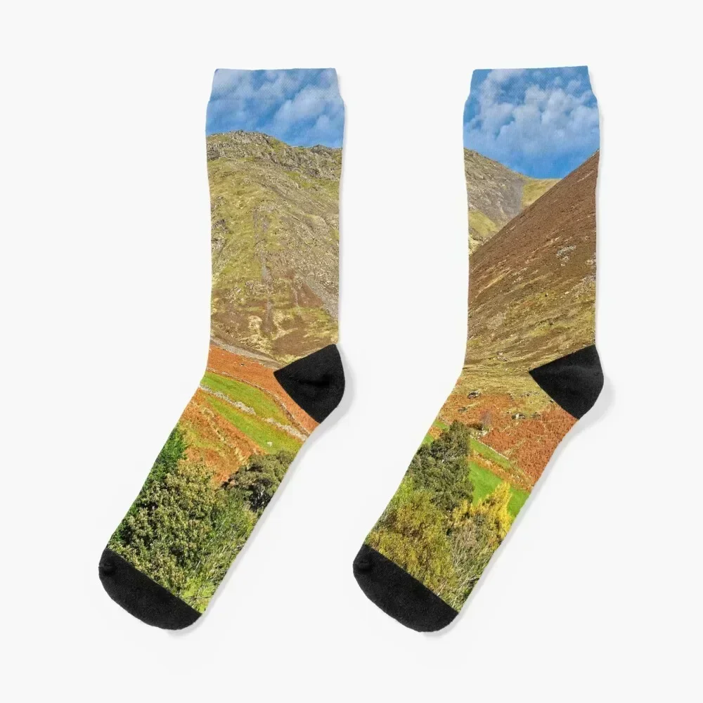 Blencathra Lake District Fells Socks christmas gift professional running New year's Men's Socks Women's