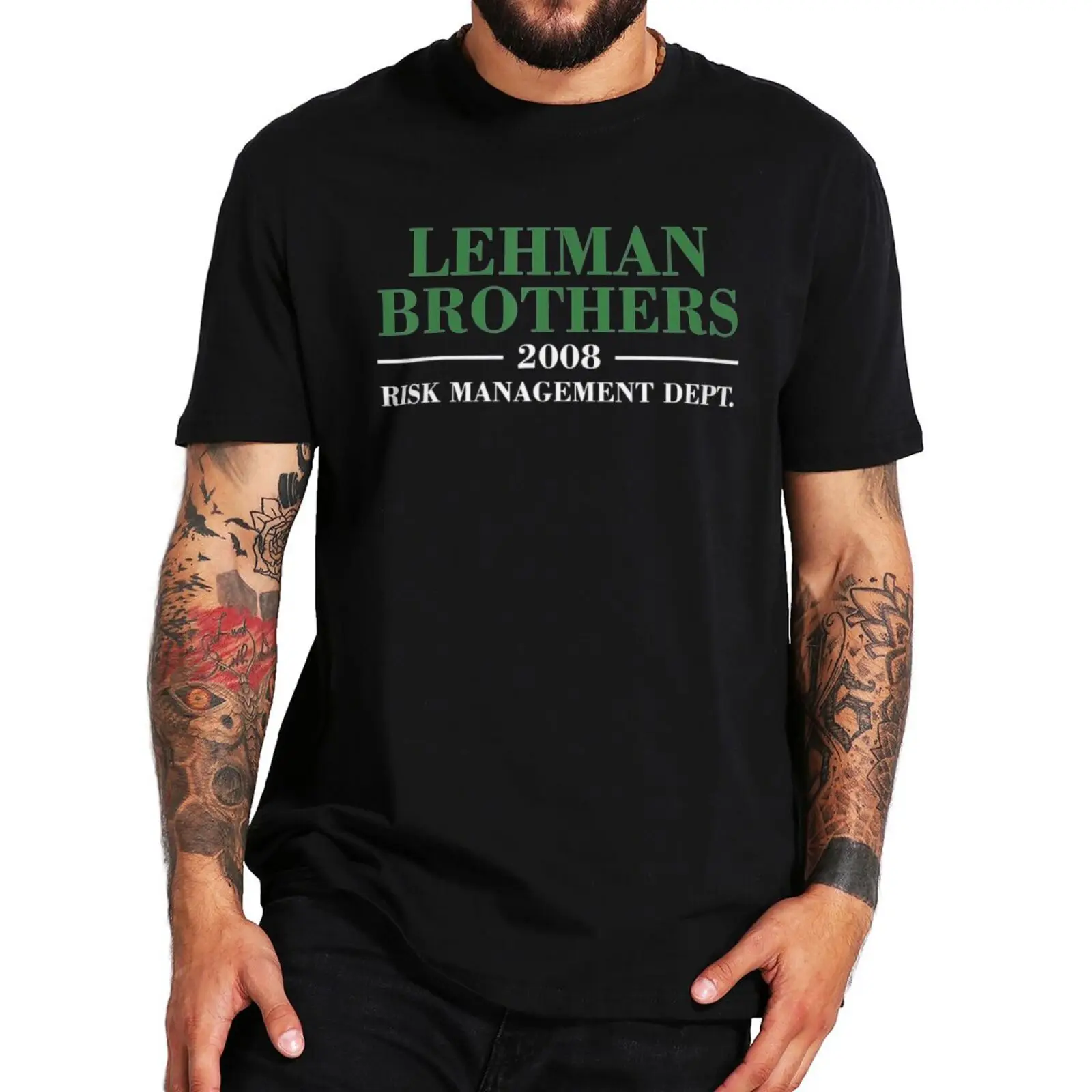 Lehman Brothers 2008 Risk Management T-Shirt Funny Finance Cryptocurrency Meme Gift Tee Casual Summer Cotton Soft T Shirt