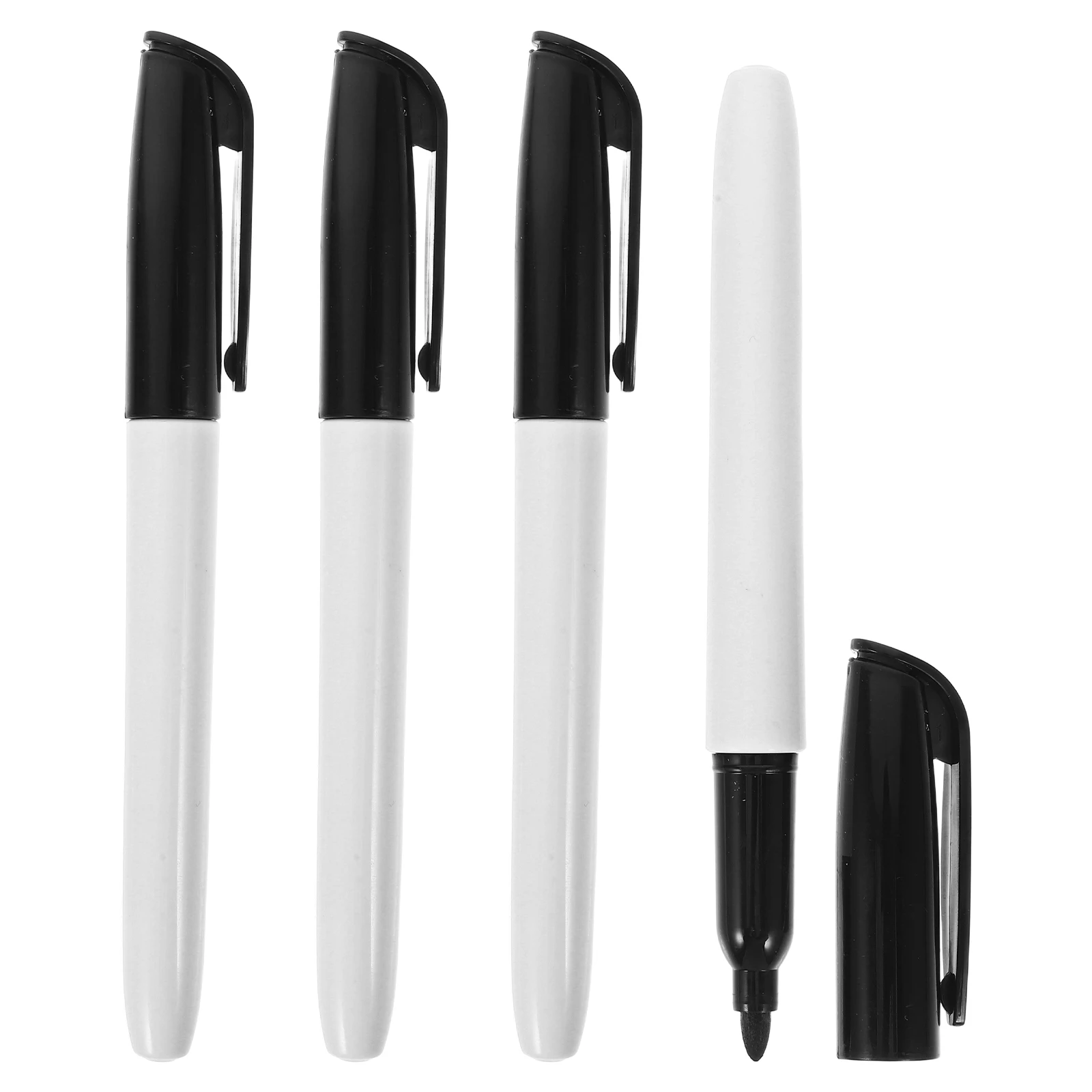 

4 Pcs Writable Wet Pen Dry Erase Markers Chalk Board Pens Bulk Classroom for Whiteboard Glass Black Blackboard Writing