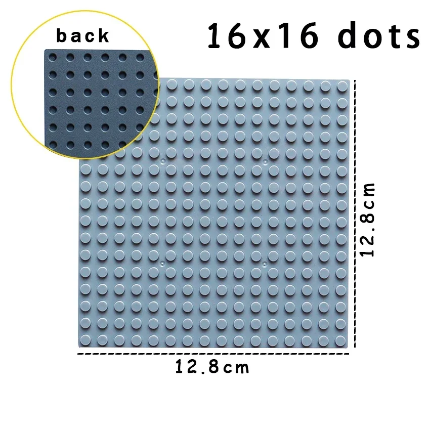 

Single-sided Baseplates 16x16 Dots DIY Building Blocks Brick 3867 6098 MOC Educational Assemblage Construction Toys for Children