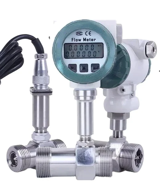 Liquid turbine flowmeter tap pure water gasoline methanol pipeline electronic digital display sensor flow meter