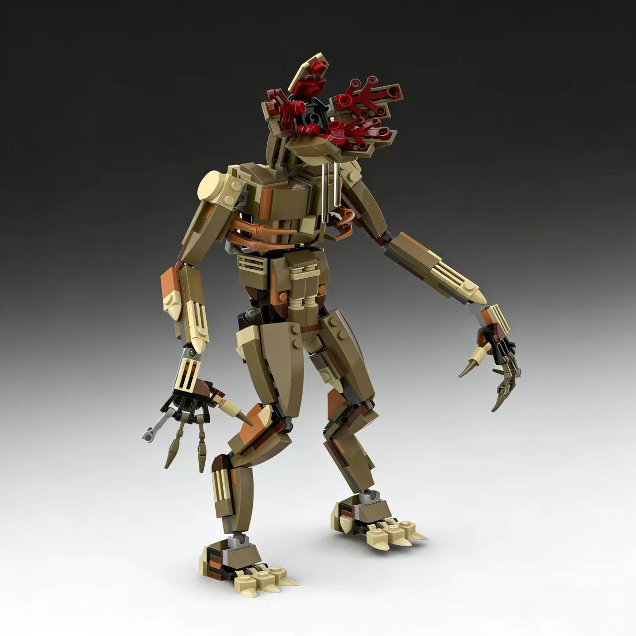 Kit de Blocos MOC para Construção do Modelo Vecna Clock Eleven Monster, Decoração de Mesa, Brinquedos para Crianças, Presente