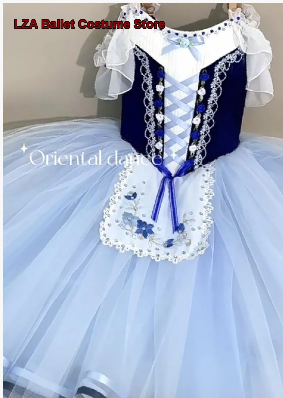 Tochter, die nicht eingedämmt werden kann, Aufführungskostüm, Kinder-Wettbewerbskostüm, professionelles Giselle-Tanzkleid für Kinder