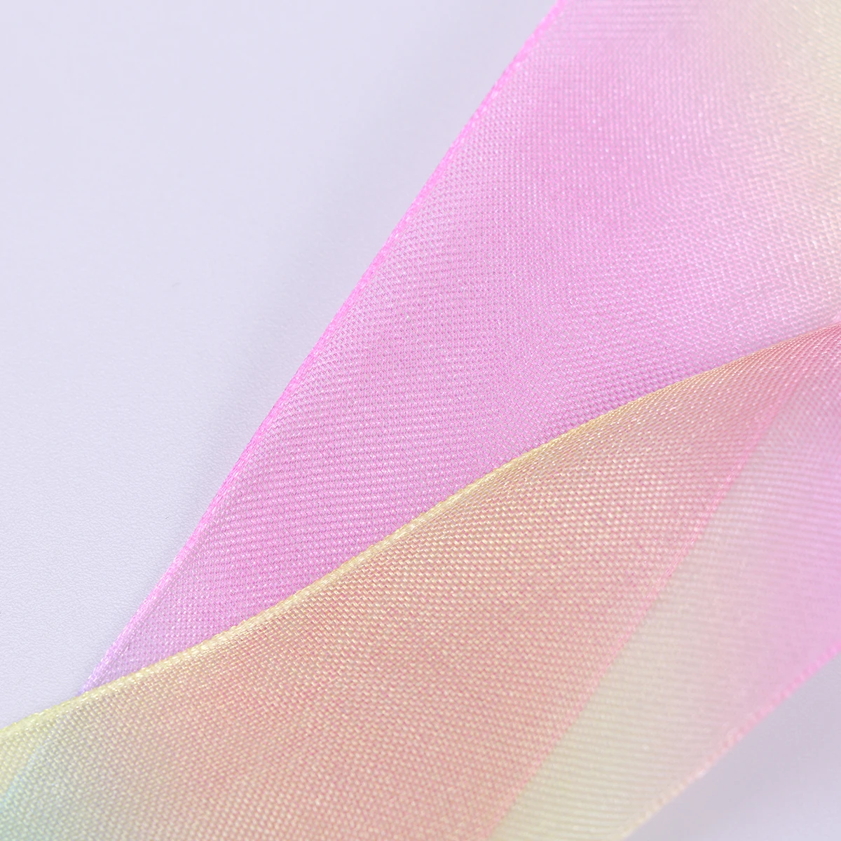 

Rainbow Sheer Ribbon 50 Yards Elastic Belt Black Knit Rainbow Ribbon Sewing Gift Wrapping Craft Decorations DIY