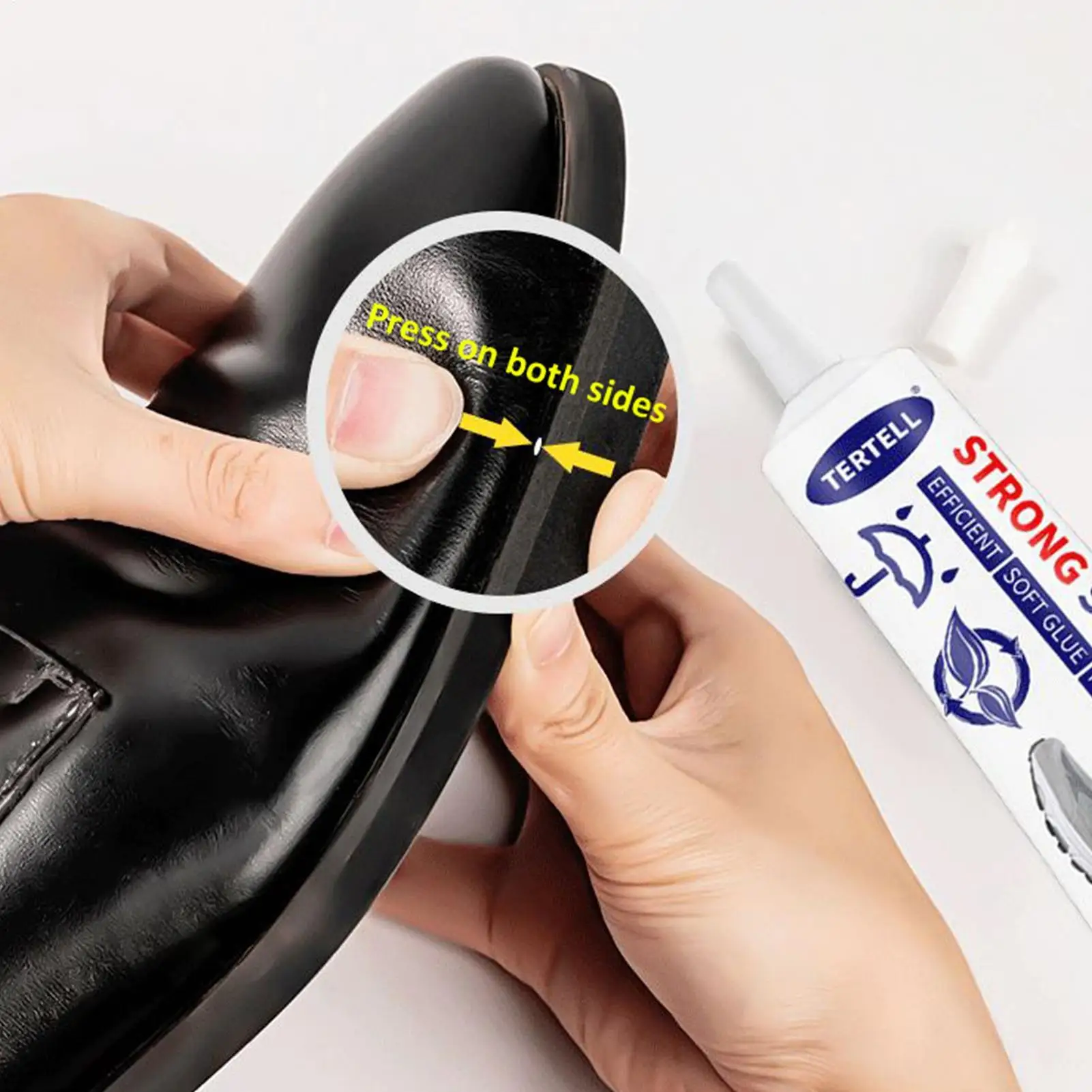 Boot Sole Glue with added bubble wrap 60ml Sole Repair Sneaker Fix Glue Quick Dry Soft shoe repair glue  for shoemakers