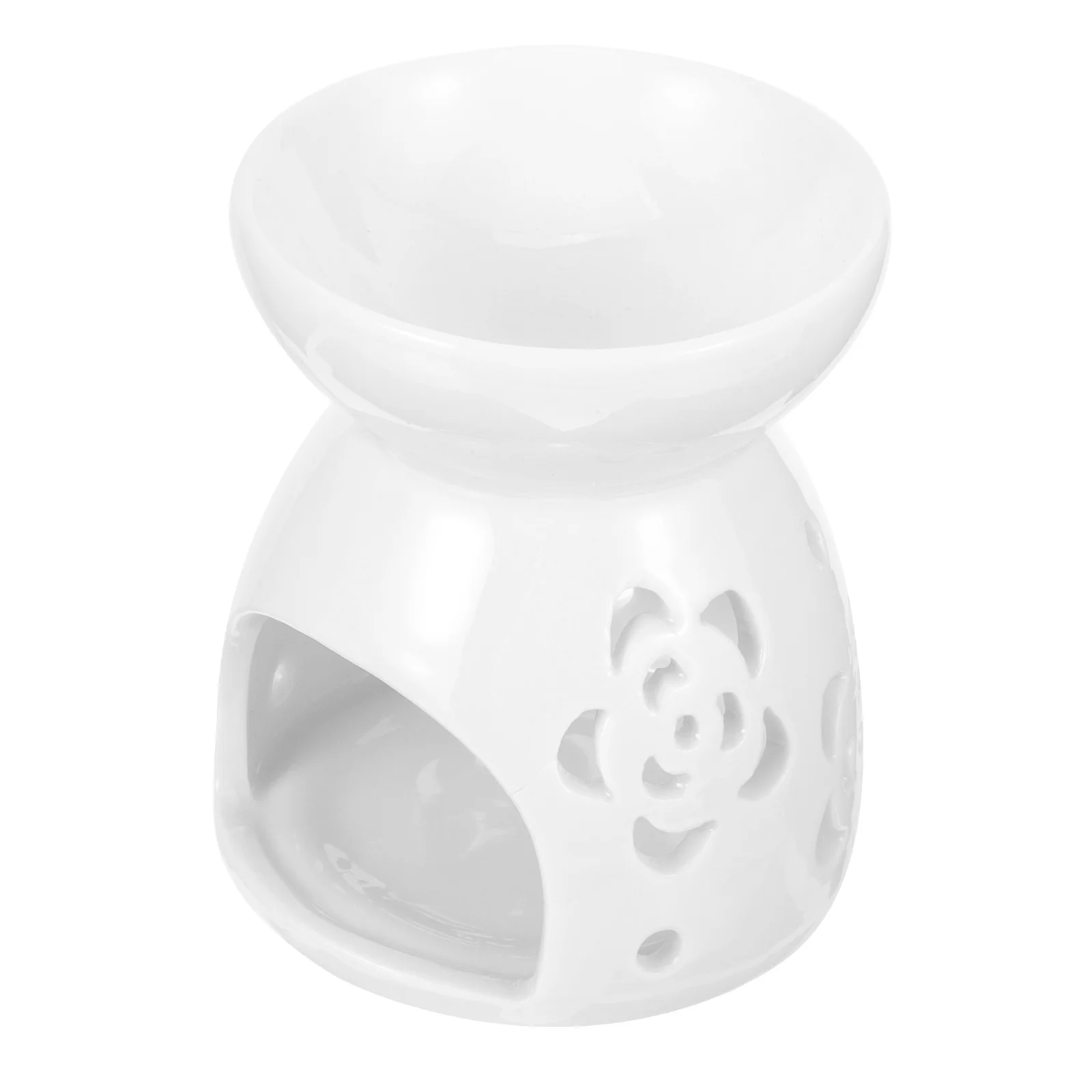 

Ceramic Essential Oil Burner Tealight Oil Burner Large Capacity Aromatherapy Aroma Diffuser Home Living Room Decoration