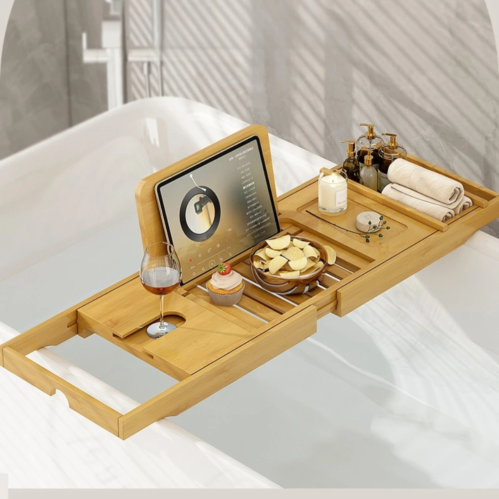 ถาดวางของในอ่างอาบน้ำแบบขยายได - Bath Caddy Tray บทวิจารณ์และราคา