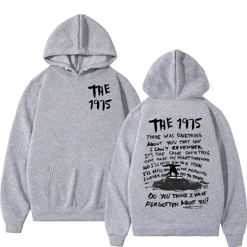 Sweat à Capuche Imprimé Rétro The 1975 About You pour Homme et Femme, Pull Gothique, Hip Hop, Décontracté, à la Mode, Streetwear