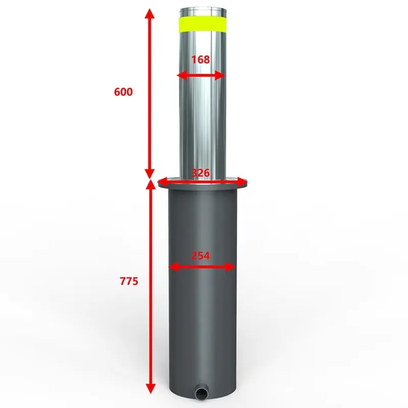 Automatic Hydraulic Road Bollard Hydraulic Road Blocker Access Control System Cartoon-themed Traffic Barrier For
