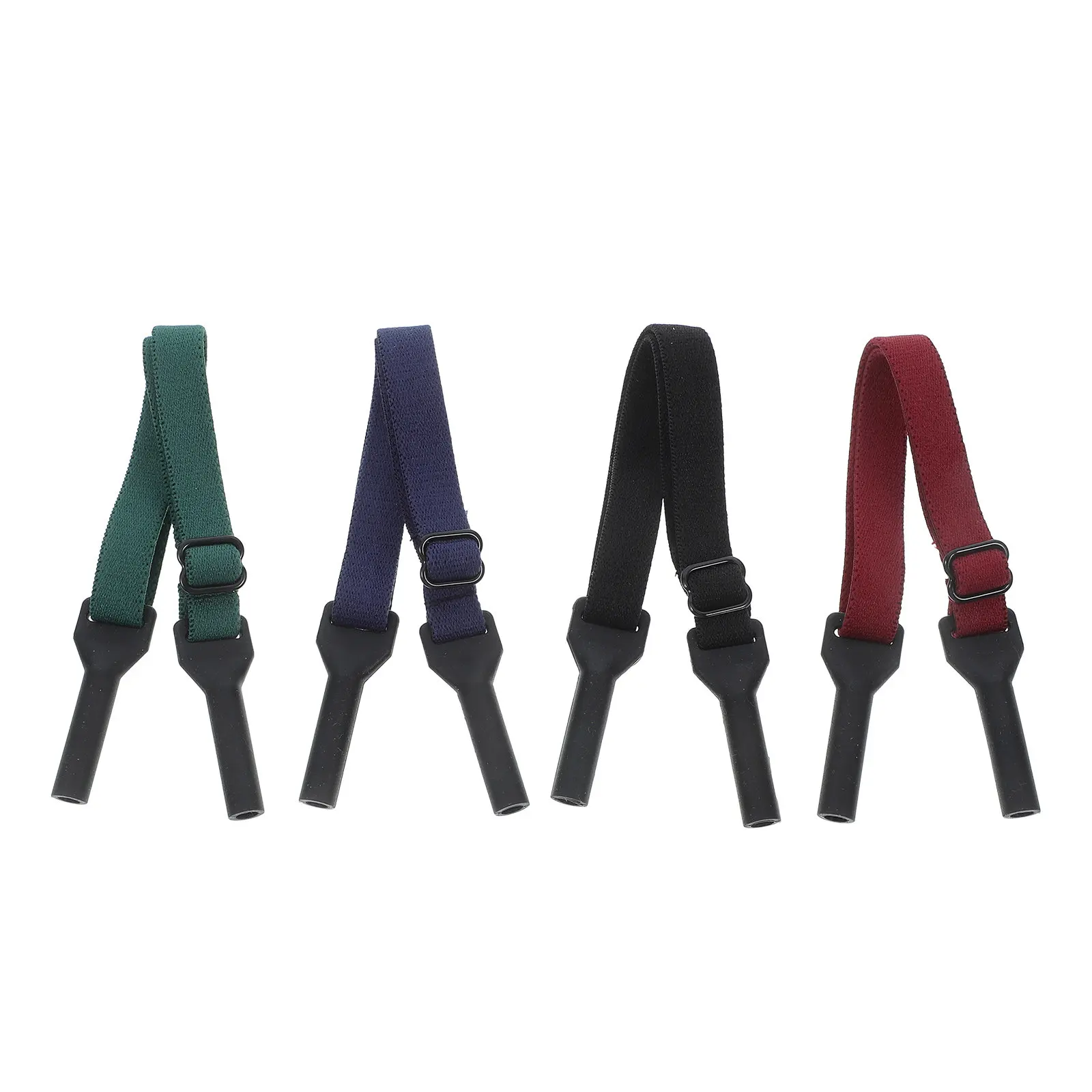 

4 шт. регулируемых ремешков для очков, противоскользящие спортивные ремешки для защиты очков, держатели для солнцезащитных очков, ремешки для очков для активного отдыха