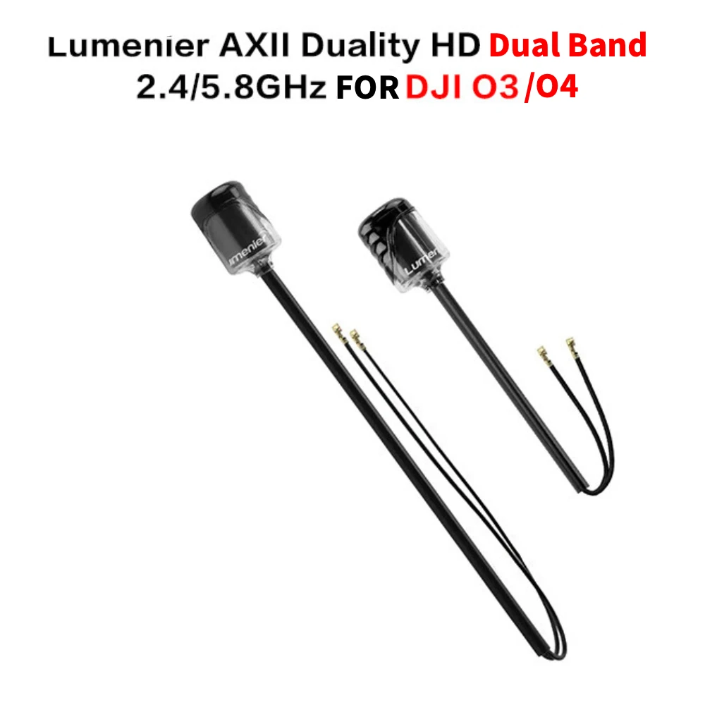 

Lumenier AXII Duality HD Dual Band 2.4/5.8GHz Antenna For DJI O3 O4 Walksnail FPV Drone