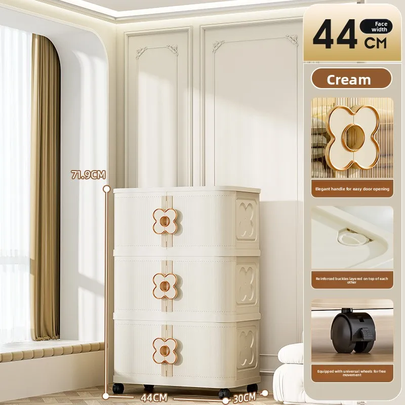 Foldable Storage Box Large Capacity Clothes Bedding Toy Organizer Home Closet Organizer Chest Bedroom Tidying Storage Cabinet - view 5