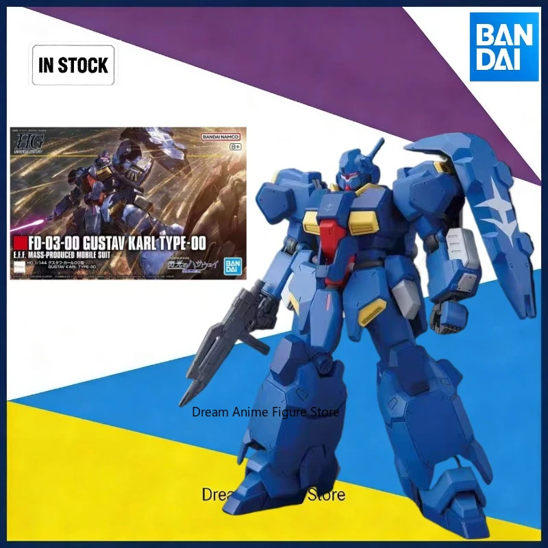 

In stock original Bandai HGUC 264 Gustav Carl Type 00 Gundam 1/144 assembled model 72019