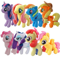 Anime Plush My Little Pony Plush Toys Unicorn Doll Apple Lily Ziyue Sui Long Yunbao Sweetie Belle Children's Toys Birthday Gift