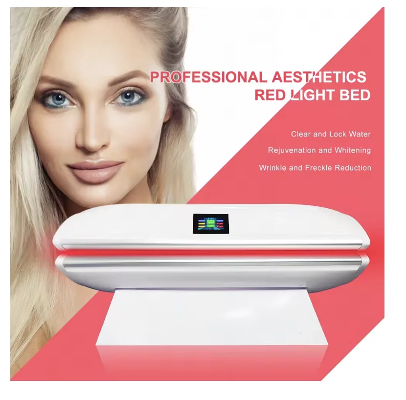 

Red Light Therapy Bed Beauty Skin Whitening Therapy Collagen Spa Bed Commercial Sauna Chamber Full Body Skin Rejuvenation