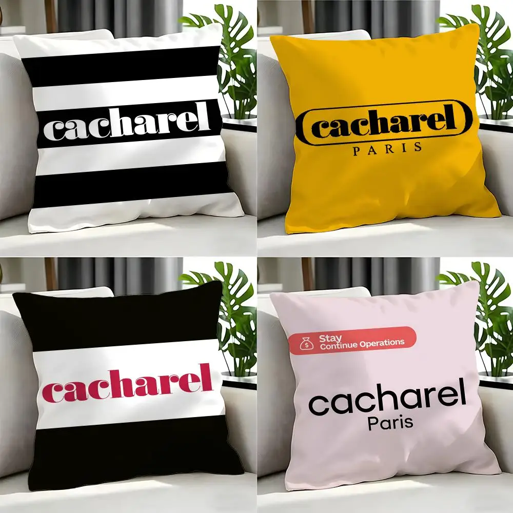 Conjunto de capas de almofada da marca Cacharel, 4 peças, 50x50, 45x45, 40x40, fronha decorativa para sofá, decoração de casa