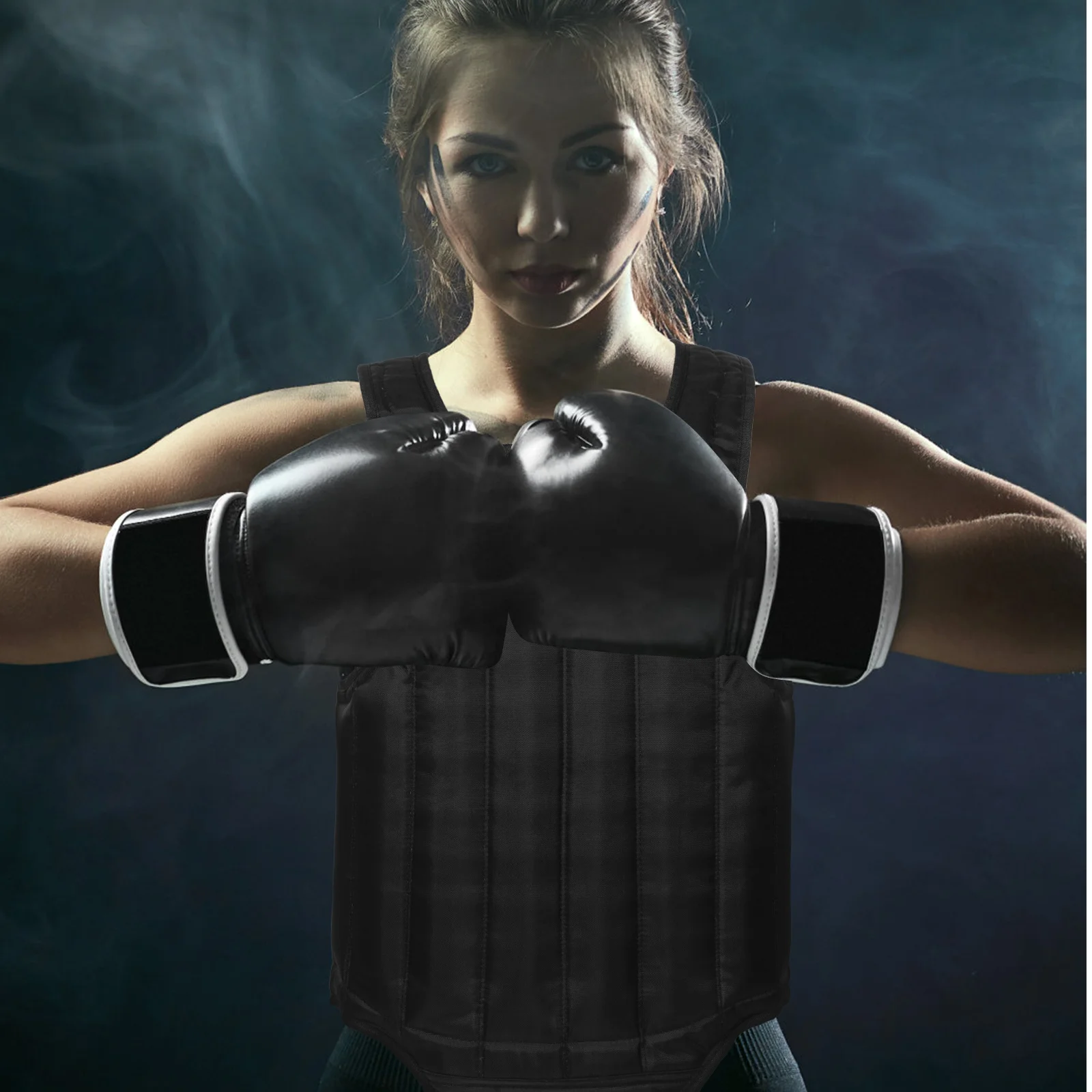 

Guard Sponge Protection For Boxing Taekwondo Martial Arts Training Lightweight Portable Chest Protector Breathable Durable