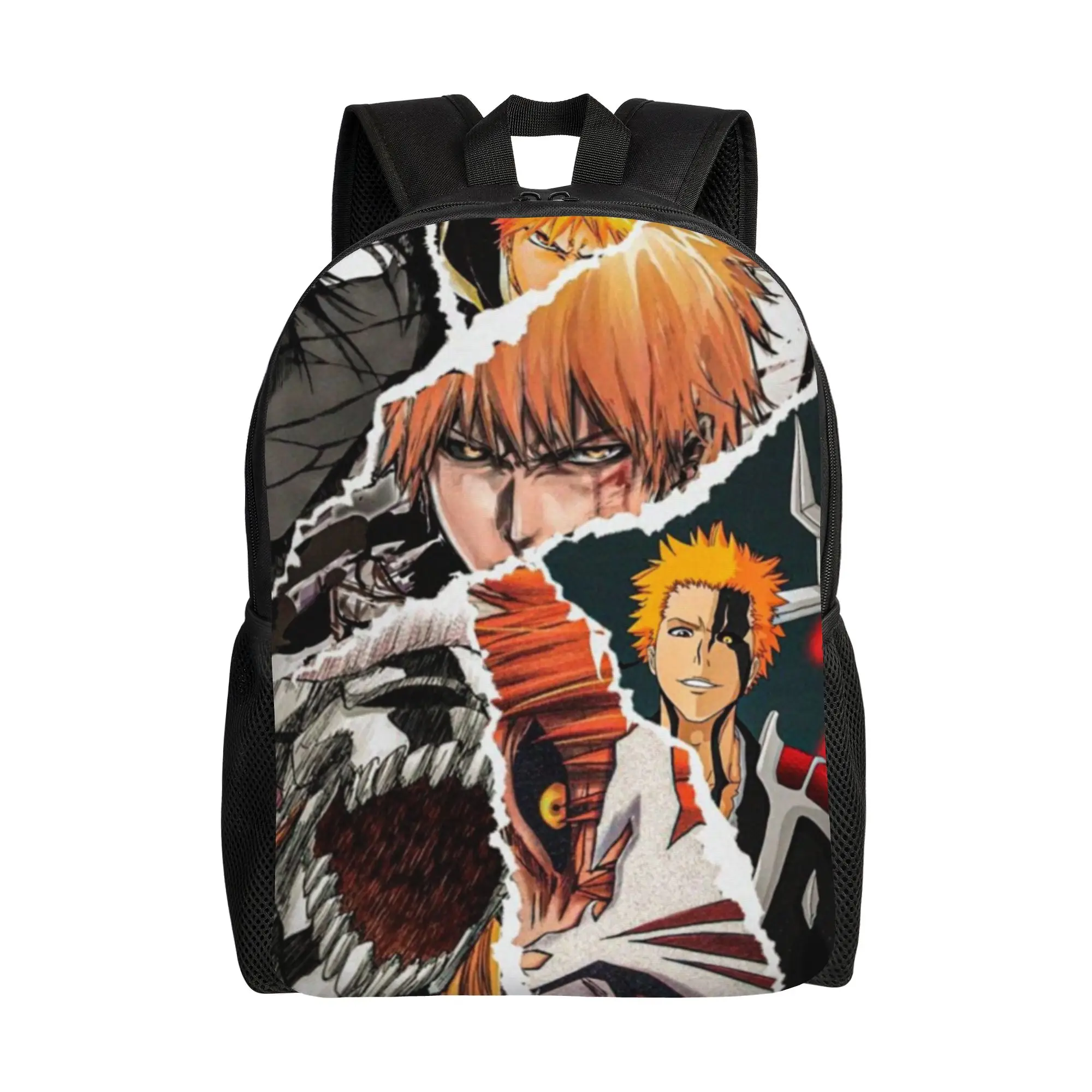 Back to school season Ichigo Kurosaki (1) Knapsack Bleach Students Super Quality Backpack