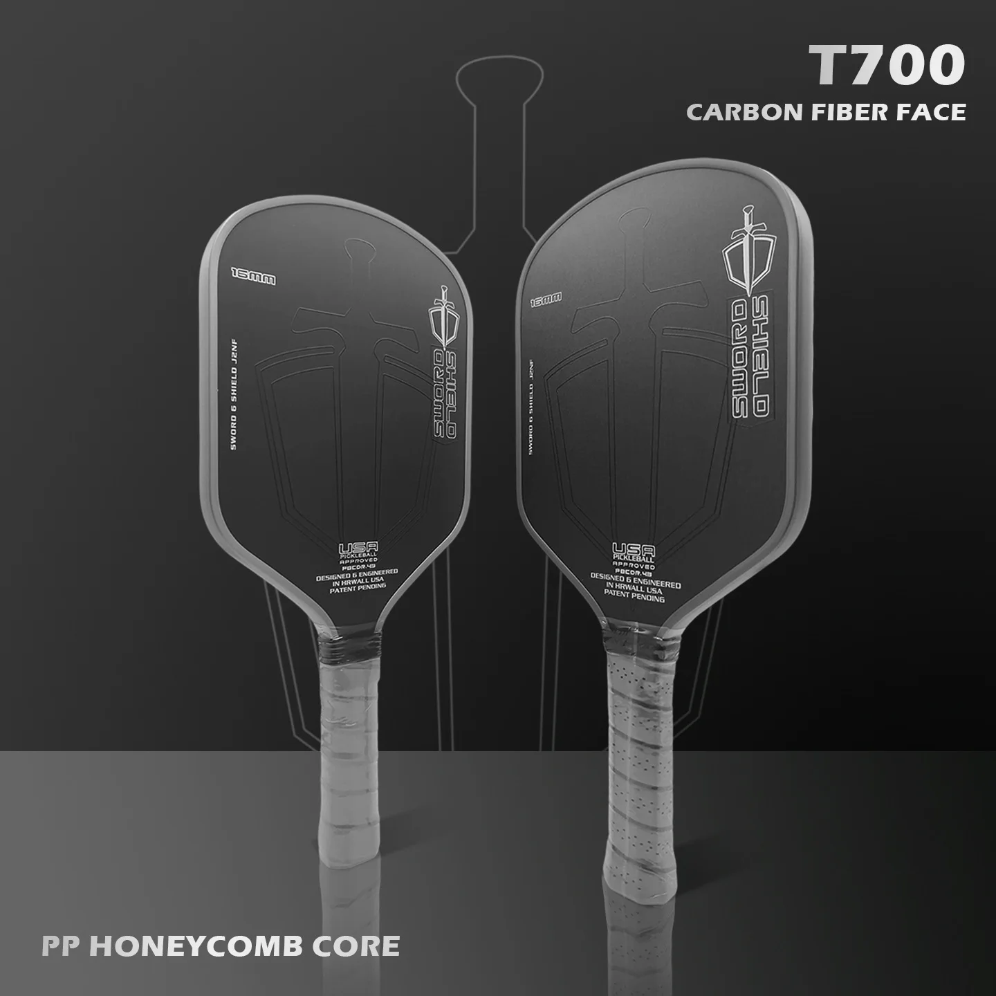 Honolulu Co-branded J2nf T700 Carbon Fiber Best-selling Pickleball Paddle for Cross-border Trade