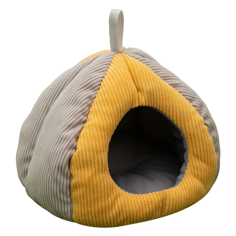 Pet Hanging Beds Warm Winter Hamster Cotton Nest Windproof Thickened Hamster Hammock Plush Soft Rabbit Sleeping Nest Bed Room