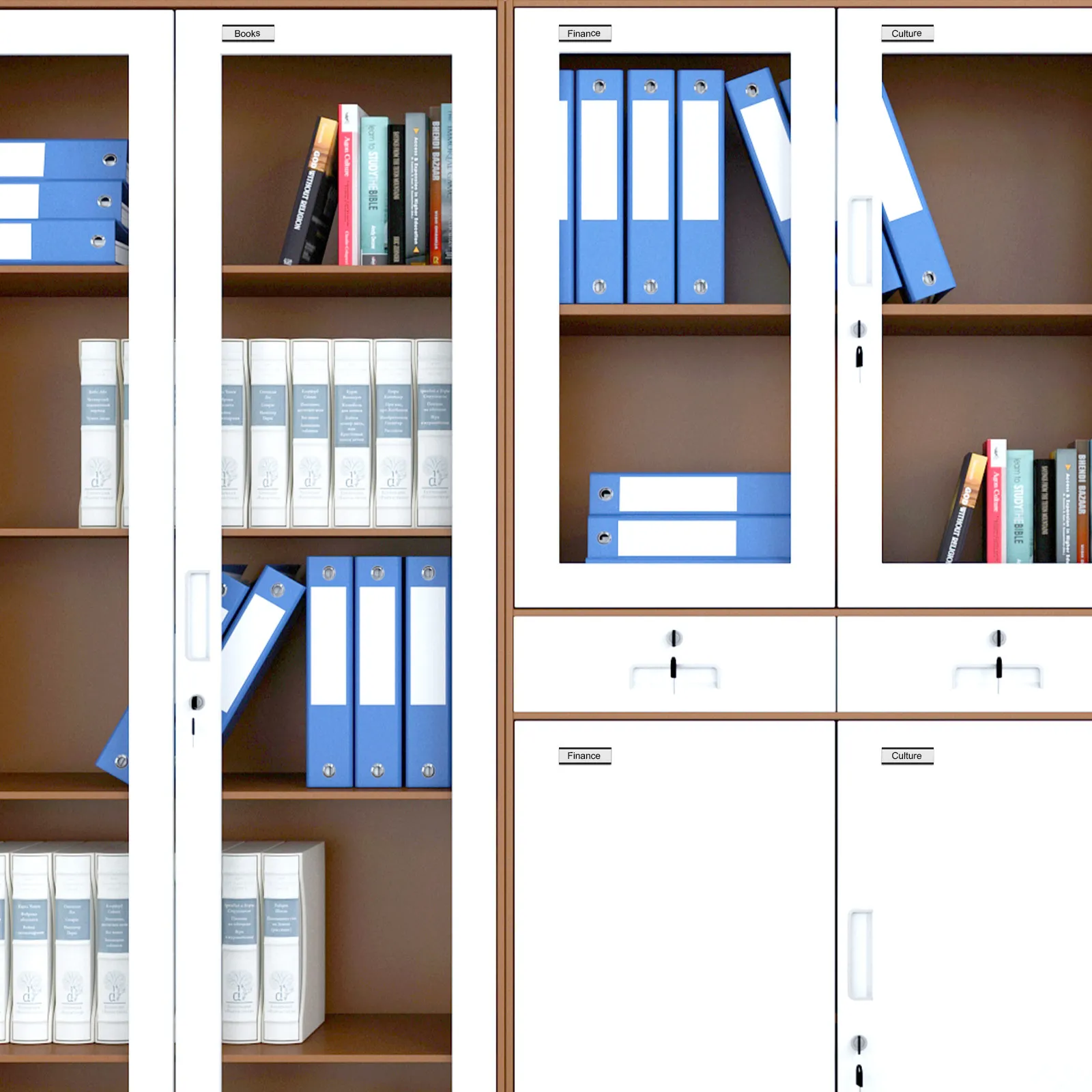 Magnetic Door Sign Holders 30 Pack Clip On Label Card Slots for Office Cabinet Shelf Display