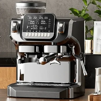 Half-Automatische Roestvrijstalen Elektrische Espressomachines Intelligente Espressomachine Voor Huishoudelijk Gebruik