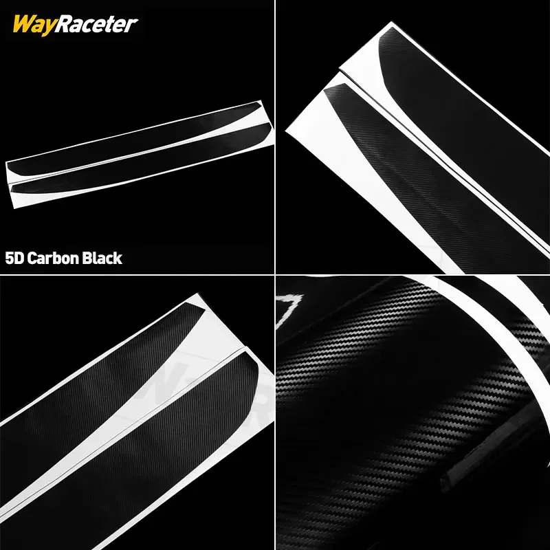 Carbon Fiber Vinyl Door Side Stripes Sticker For X6 2020 G06 2025 2024 M60i X6M F96 Competition 2022 2023 M Performance 2021