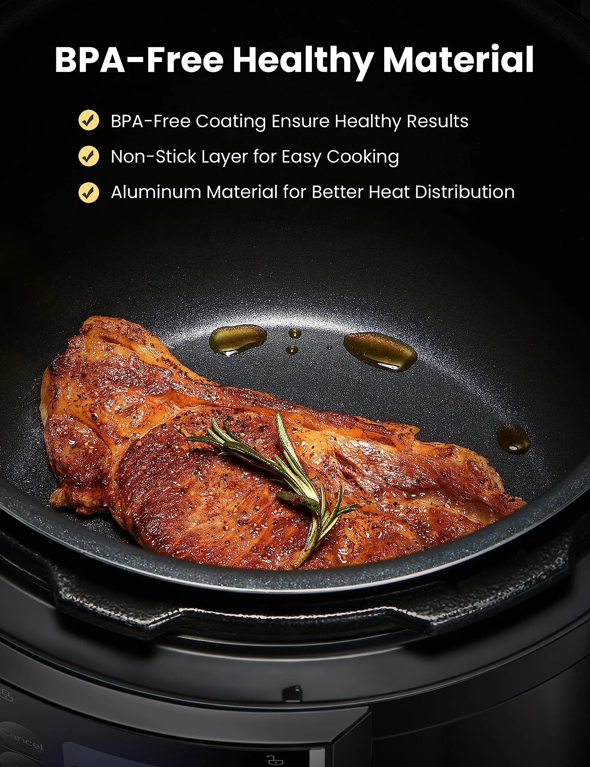 كومفي '9 في 1 قدر الضغط الكهربائي 13 إعدادات مسبقة طباخ متعدد فوري Olla de Presion طباخ بطيء جهاز طهي الأرز باخرة Sauté Y #4