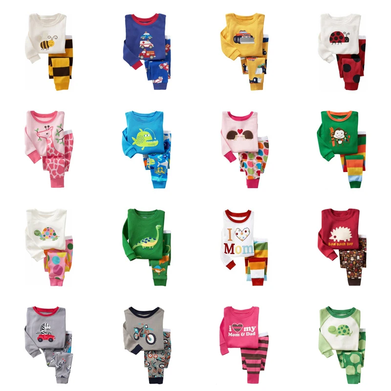 Boys Sleepwear Children Pajamas Sets Kids Lounge wear Baby Pijamas Girls Home Clothing Children clothes Sets Child Pyjamams