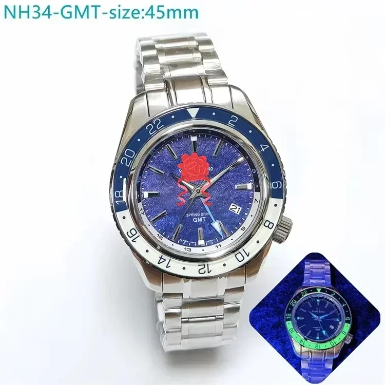 NH35 modified mechanical watch business watch sapphire glass waterproof stainless steel watch