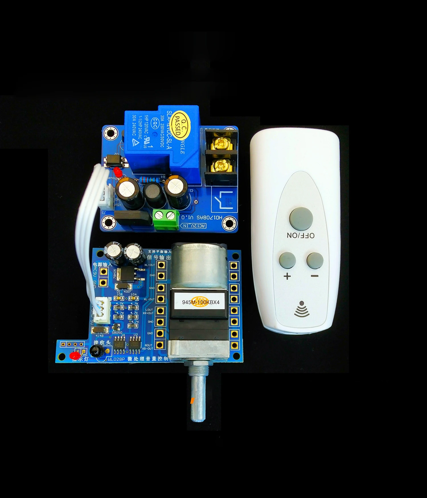 Пульт дистанционного управления громкостью APLS, Усилитель предварительного усилителя, потенциометр двигателя, автоматическая регулировка громкости, 4-канальный сбалансированный