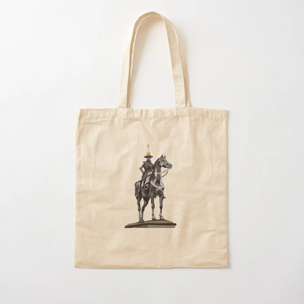 Duke of Wellington Statue Wearing Face Masks Tote Bag