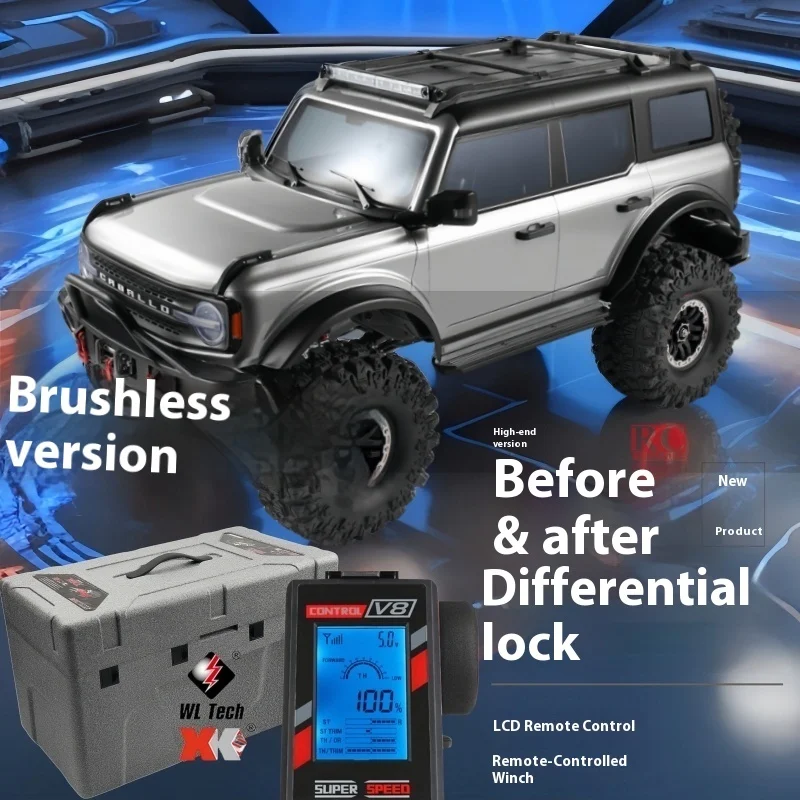 WLtoys 104006 Pro 1/10 حصان مهيج التحكم عن بعد الكهربائية المهنية 4wd على الطرق الوعرة مركبة تسلق سيارة Rc نموذج سيارة