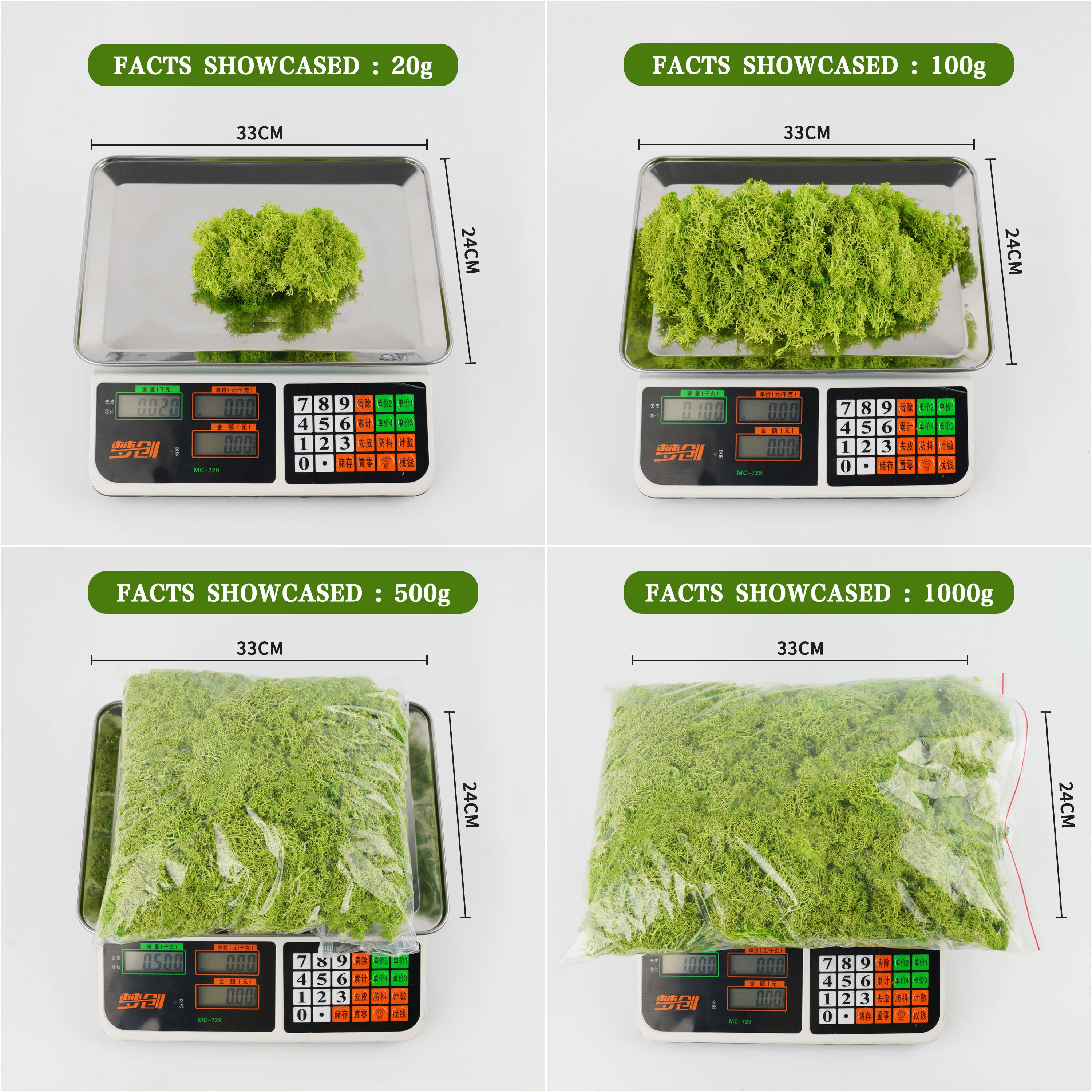 20/80g Ewiges Leben Moos Gras  – Preserved Moss Sheet Bewertung und Preis