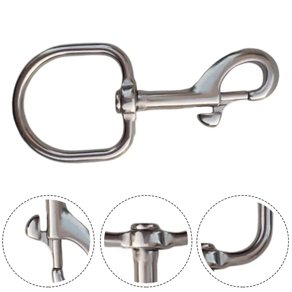 Dive Bolt Snap Hook Single Ended Hook Buckle Stainless Steel Swivel Snap Hook Clip For Scuba Diving Part Tool Accessories