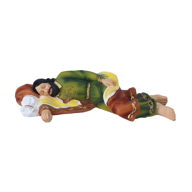 

Sleeping Saint Joseph Figurine Catholic Religious Patron Saint Statue Church Ornament Home Decor Collect Gift